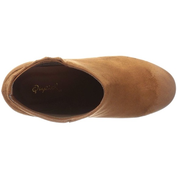 Comfortable Wedge Heel Bootie Oil Finish Ankle - Picture 8 of 9